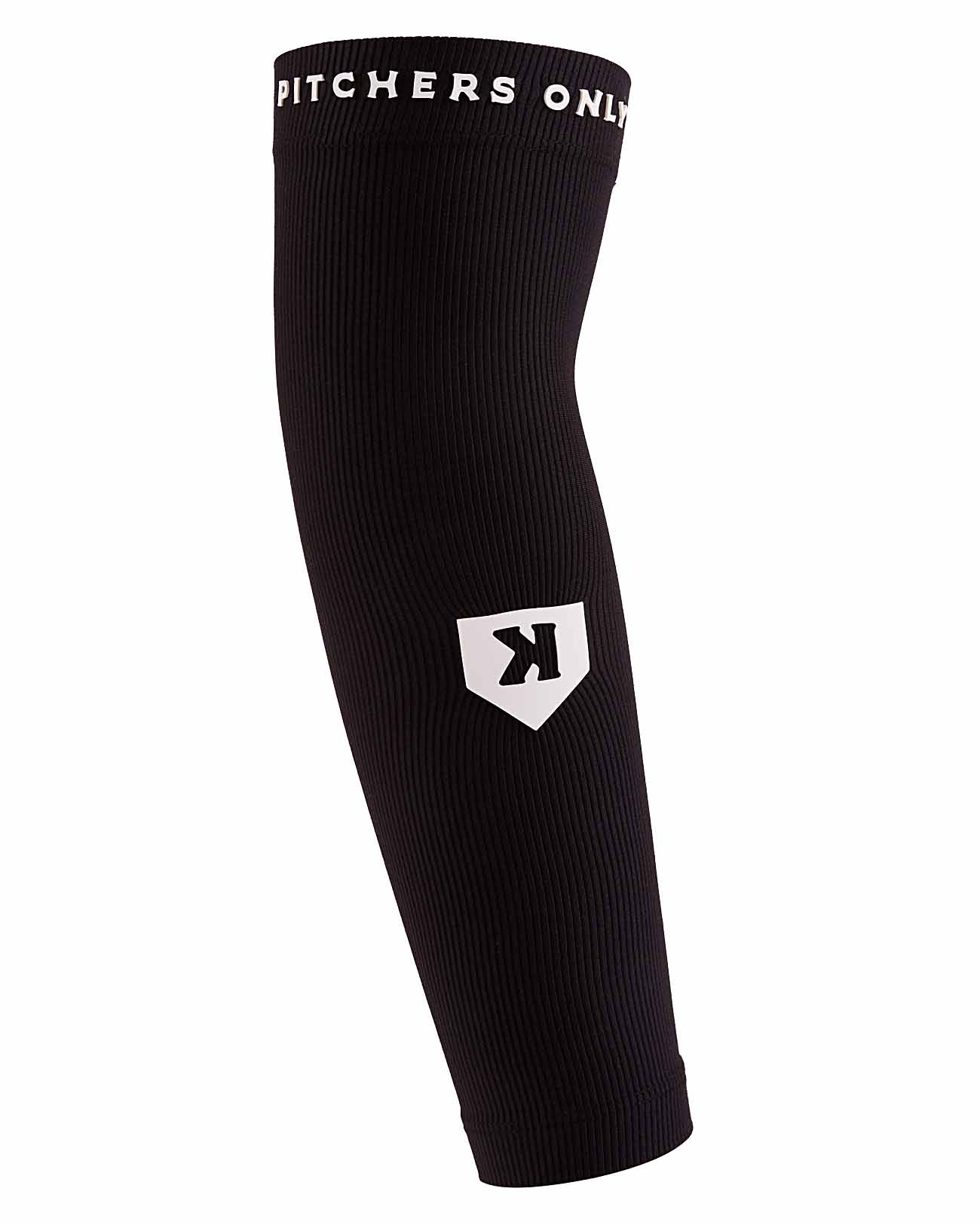 Graduated Compression Pitcher Arm Sleeve - Black