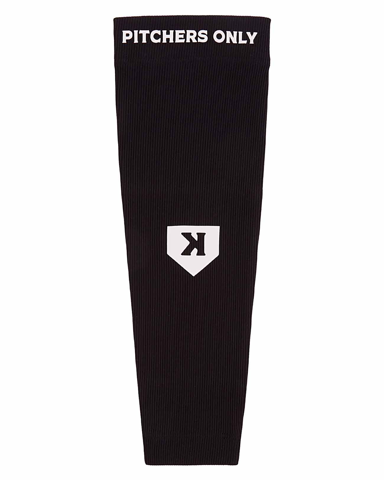 Graduated Compression Pitcher Arm Sleeve - Black